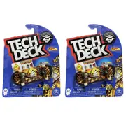 2x Spin Master Tech Deck 96mm Fingerboard/Mini Skateboard Play Kids Toy Asst 6+