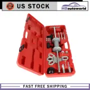 US NEW 16PCS 8-WAY SLIDE HAMMER PULLER SET KIT AXLE/BEARING /DENT/HUB + CASE