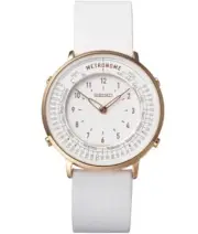 SEIKO Metronome Watch White SMW002A Standard Line Genuine With Box From Japan