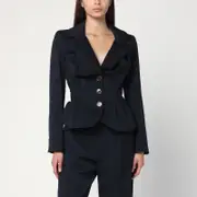 [Vivienne Westwood] Navy blue Drunken jacket in wool 40 IT Blue