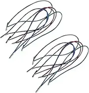 Sewroro 12pcs Spring Band for Travel Elastic Band for Scrapbook Book Spring Band Travel Scrapbook Cover Spring Strap Elastic Bookmark Notebook Elastic Band Elastic Nylon