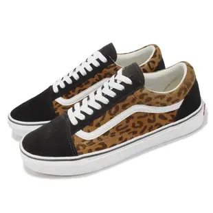 Vans 休閒鞋 V36CF Leopard Old Skool 黑 棕 豹紋 男女鞋【ACS】 6301370001