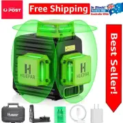 Versatile 3x360° Cross Line Laser Level with Hard Case - Waterproof & Bright