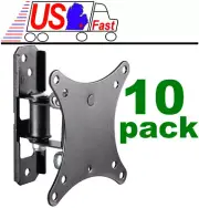 Lot10x Low Profile Tilt Swivel Wall Mount/Mounting Bracket LCD LED Vesa 75&100mm