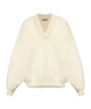 virgin wool-blend jumper XS White