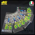 ⚠YB騎士補給⚠ VALENTINO ROSSI VR46 AGV CORSA  PISTA 鏡片 貼紙 安全帽 鏡片貼