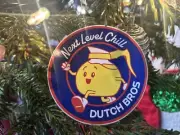 Dutch Bros Sticker Next Level Chill Decal
