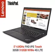 ThinkPad T14s i7 4.9GHz FHD IPS Touch 32GB 512GB 4G IR FPR Premier+ADP Warranty