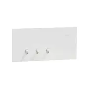 Clipsal 1043TA-WC Switch, Clipsal Solis T Series, 3 gangs, horizontal, 16AX/20A
