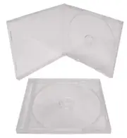 50 Pack Standard CD DVD Jewel Cases, Clear • NEW • Storage, Music