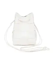 Small Cassette shoulder bag One size white