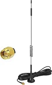 4G LTE Antenna 7Dbi Gain Magnetic Base Aerial with 3m/9.84ft SMA Extension Cable Antenna for 4G LTE CPE Router Gateway Modem Hotspot Cellular