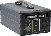[innowa] Portable Power Station, Mighty 1000, Compact, 1016Wh/1000W (Surge Max. 1500W), Quiet, Fast Charging, Pure Sine Wave, MPPT, Solar Charging, LED Lamp, Camping, Power Outage, AC output, 50Hz/60Hz