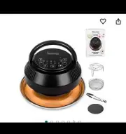 MICHELANGELO Air Fryer Crisp Top Lid for Pressure Cooker 6 & 8 Quart New