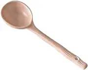 Tablespoons Ceramic Spoon Cute Small Spoon Household Eating Spoon high Color Long Handle Spoon Dessert Spoon Children Serving Spoon(Milk Coffee Color)
