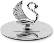 Candle Closer, Aromatherapy Candle Tool Cover, Windproof and dustproof Universal 3D Metal Candle Closer Cover (Silver,Swan)