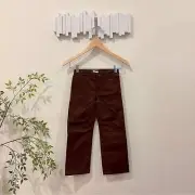Jacadi Brown Cotton Straight Pants NWT Kids Size 6A/Y