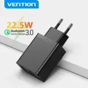 USB Charger Plug QC 3.0 22.5W Quick Charge Fast Wall Adapter for Samsung Phone
