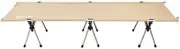 Outdoor Ultralight Portable Folding Camping Travel Bed Cot Stretchers - [Khaki]