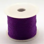 Nylon Thread Cord Macrame Artisan String Jewelry Making DarkViolet.45m/roll.1mm