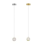 Segovia LED Pendant Light in Chrome or Gold