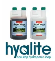 Canna Aqua Vega A & B 1L Hydroponic Nutrient Grow Veg DWC Water