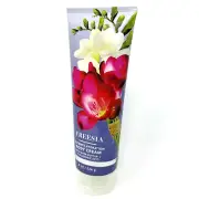 New FREESIA Bath & Body Works, w/Shea Butter & Hyaluronic acid, BODY CREAM 8oz.