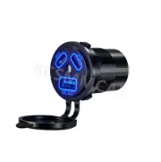 USB Dual Type-C Car Charger 108W Fast Charging Adapter For Apple iPhone Samsung (for: Honda)