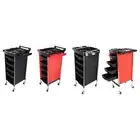 Salon Trolley Cart with 4 Drawers Salon Tray Cart on Wheels for Beauty SPA