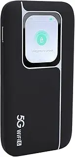 Portable WiFi Device for Travel, 2 Inch Screen High Speed 5G Portable WiFi Mobile Hotspot, Connect Up to 16 Devices, Support 5G Nr, 4G, Mobile Hotspot Router with Led Lights