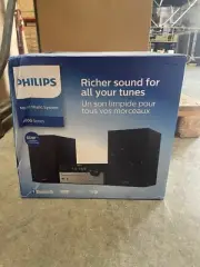 Philips TAM4205 Bluetooth Stereo System BRAND NEW (Damaged outer Box)