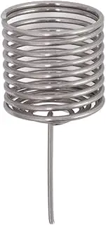 LeoLeoii 100PCS Stainless Steel Fertilizer Mesh Basket for Garden Nursery, Durable and Convenient
