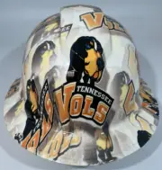 New Full Brim Hard Hat Custom Hydro Dipped TENNESSEE VOLS