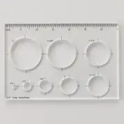 8-In-1 Circle Inlay Template Router Decorative Templates for Woodworking
