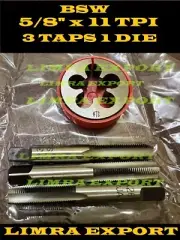 BSW BRITISH STANDARD WHITWORTH TAP 11 TPI TAP DIE 5/8" TAP AND DIE SET
