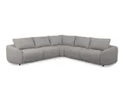 ARETHA FABRIC Corner Lounge with Electric Recliner