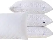 Pillows Bedding Household Pillows Adult Pillows Single Pillows Cotton Pillows (Color : White, Size : A Pair of 21CM Thick Pillows)