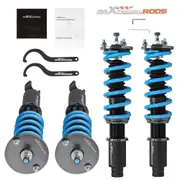 MaXpeedingrods 24-Ways Adjustable Damper Coilover compatible for Honda Accord DX/EX/LX CD5 CD7 Lowering Kit