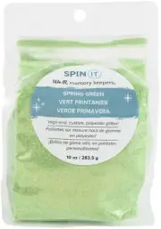 We R Memory Keepers Spin It Fine Glitter 10oz-Spring Green