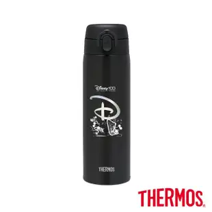 【THERMOS膳魔師】不鏽鋼迪士尼100彈蓋真空保溫杯500ml(JALC-500DS)