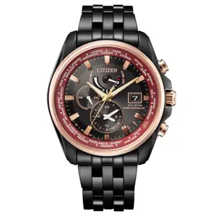 CITIZEN 星辰 店長推薦 2022限量款 光動能電波錶 GENT'S系列 三眼腕錶 AT9124-88E 現貨在店