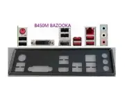 OEM I/O Shield For MSI B450M BAZOOKA Rear Baffle Motherboard Backplates IO