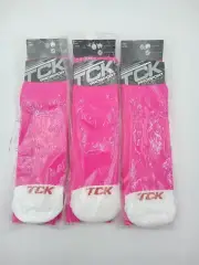TCK Prosport Socks Adult Large Hot Pink Multisport Socks 3 Pairs