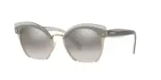 NEW Miu Miu MU53TS-KJK5O0-53 Peach Grey Gradient Sunglasses
