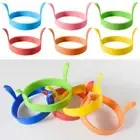 Tool Silicone Ring Fried Egg Mould Poacher Pancake Double Ear Fried Egg Ring