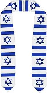 [EdWal] Israeli Flag Stole and Sash College Adult Honor Stole 2025