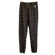 NWT Harry Potter Dark Gray and Cream Patterned Jogging Pants Youth Size 18