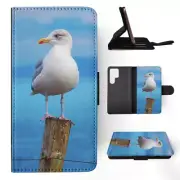 FLIP CASE FOR SAMSUNG GALAXY|SEAGULL GULL BIRD SEABIRD #3