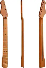 Stainless 22 frets Electric Guitar Neck ST Left-hand Canadian Roasted Maple