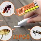 10PCS Cockroach Medicine Pen Cockroach Pen Kill Lice Cockroach Ant Bug Flea Chal